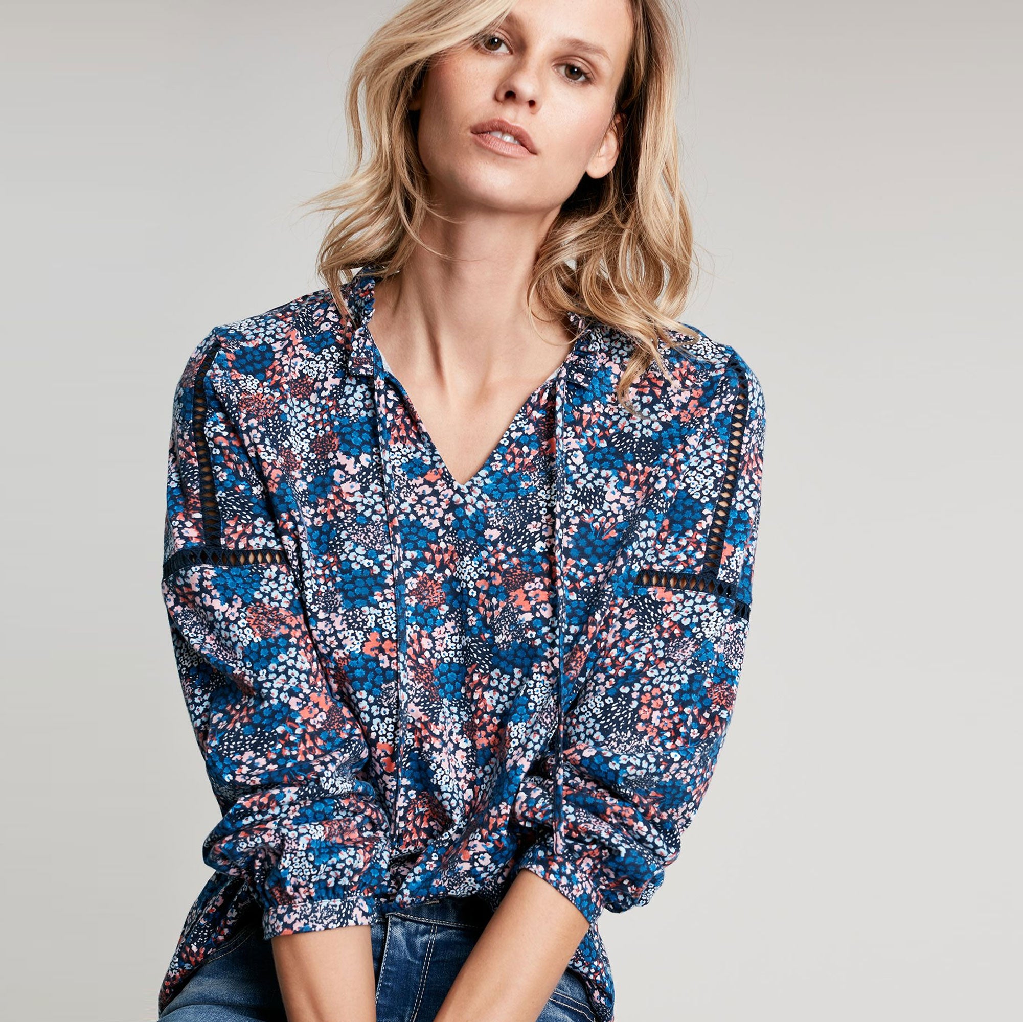 Joules Ladies Frances Cut Detail Blouse