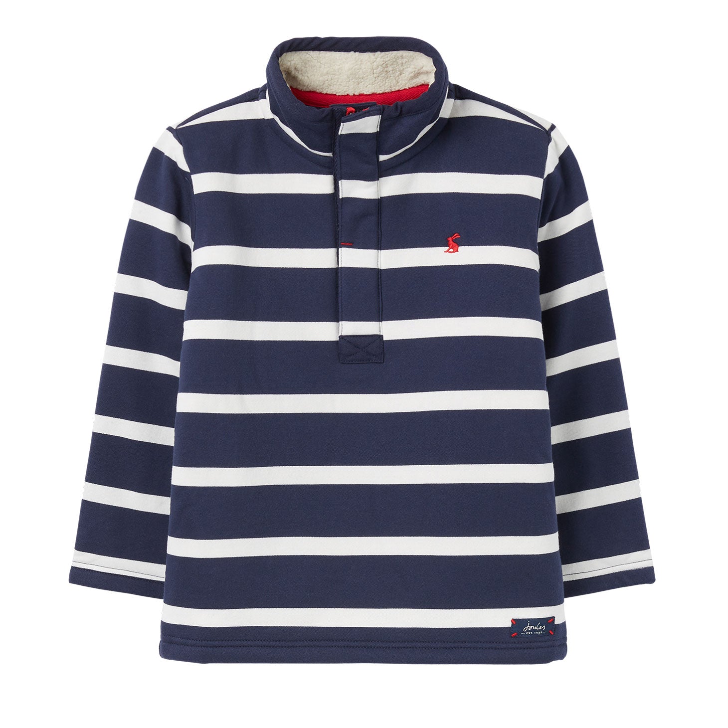 Joules Boys Winter Dale Fleece Lined Sweatshirt