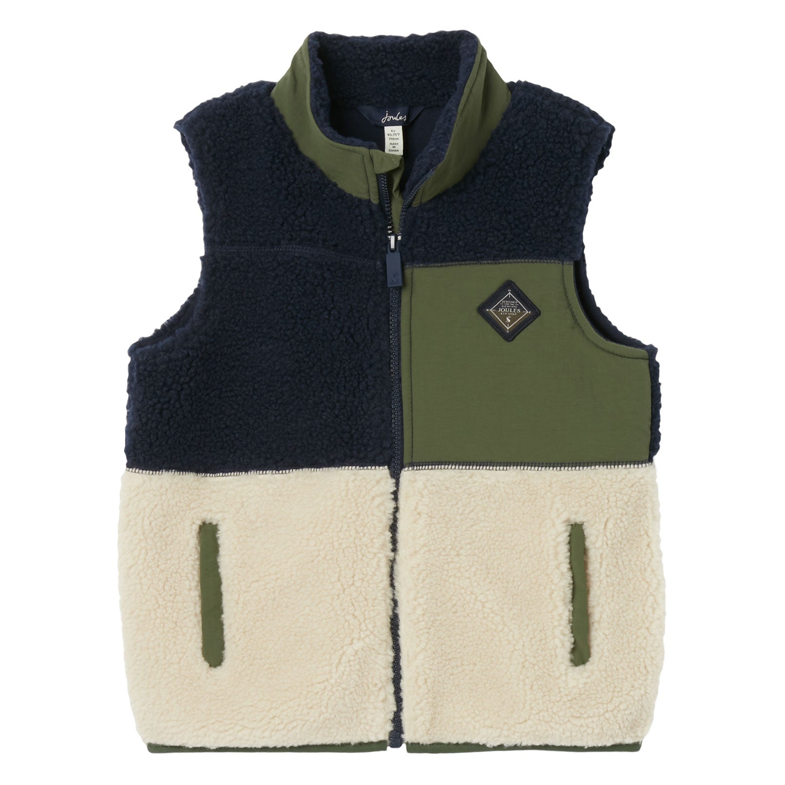 Joules Boys Rowan Borg Fleece Gilet