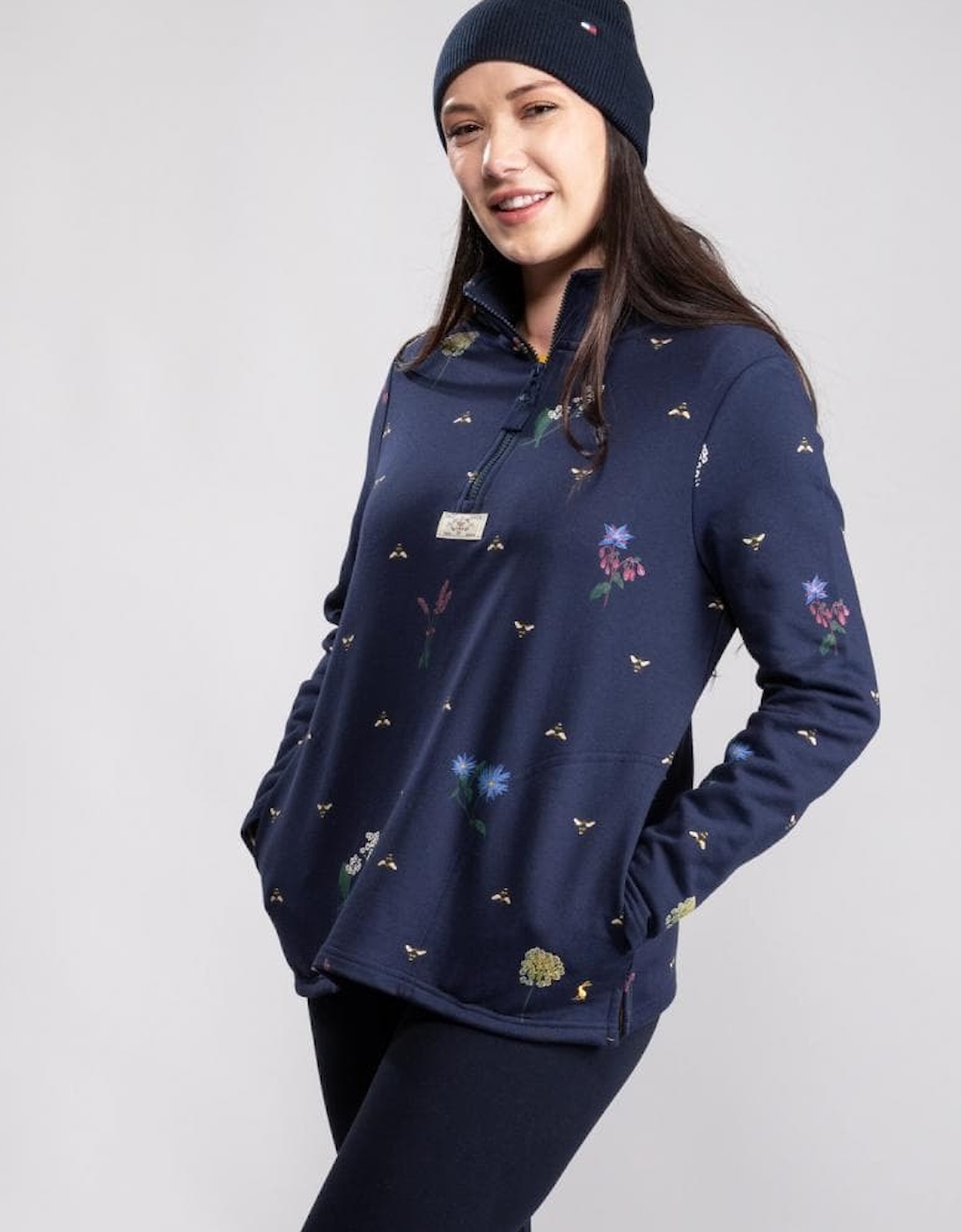 Joules Casual Half Zip Sweatshirt Pip
