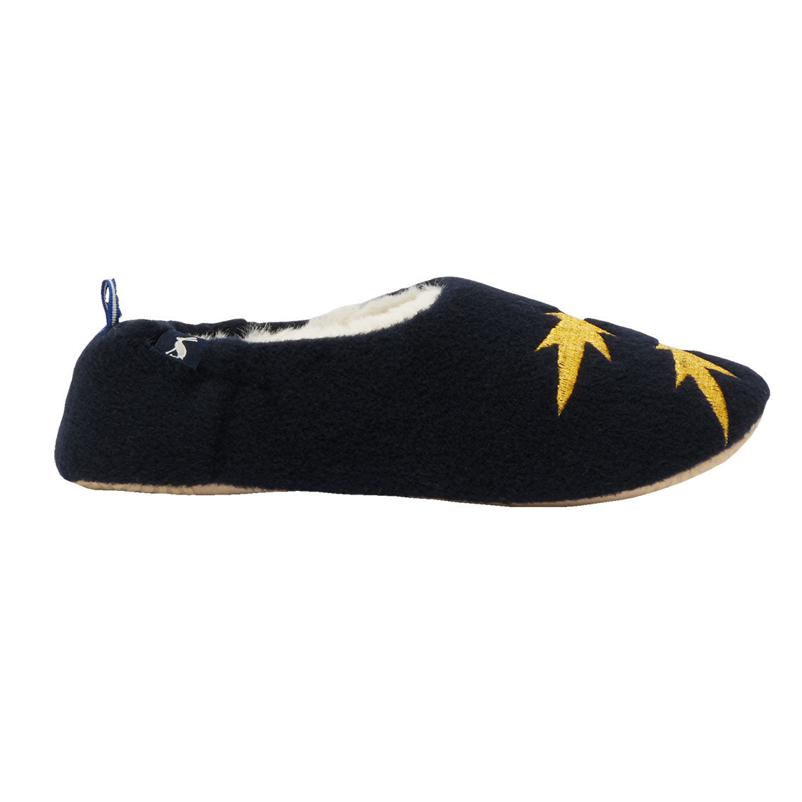 Joules Boys Junior Slippet Felt Mule with Applique Detail