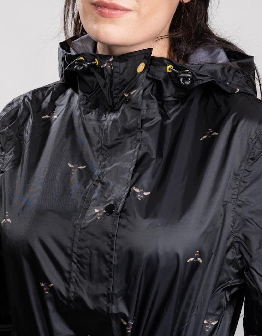 Joules Golightly Printed Waterproof Womens Packable Jacket