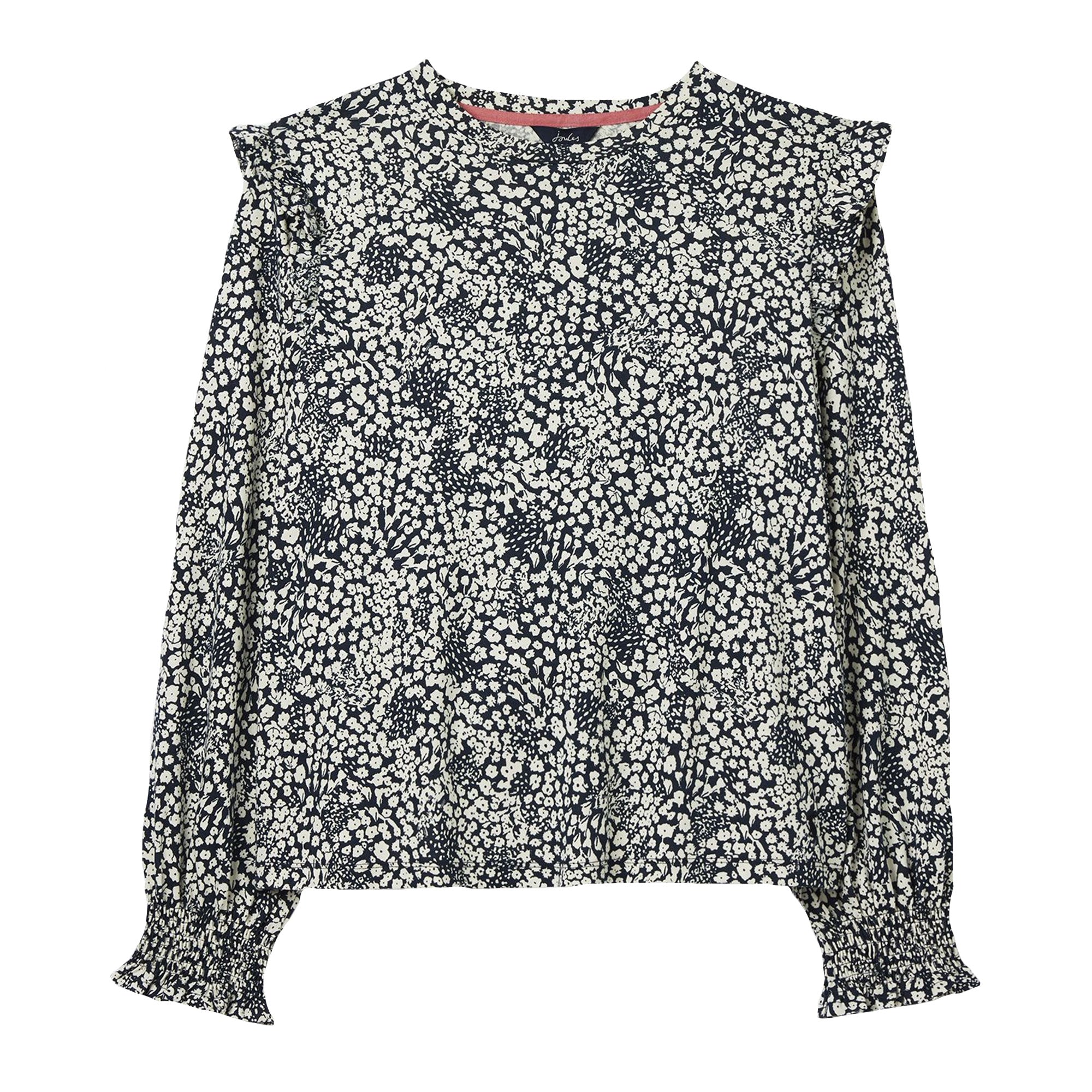 Joules Ladies Samara Jersey Blouse With Shoulder Detail