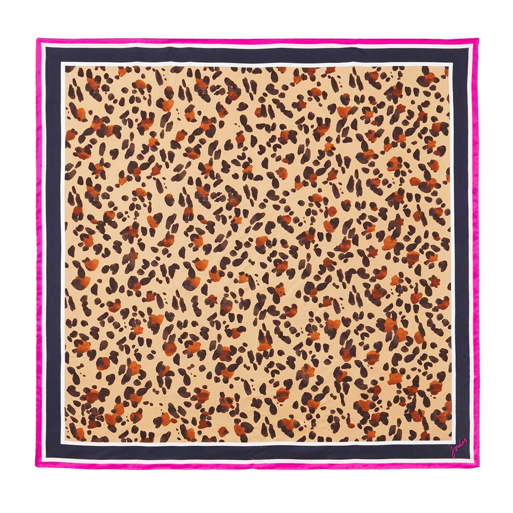 Joules Ladies Bloomfield Square Silk Scarf