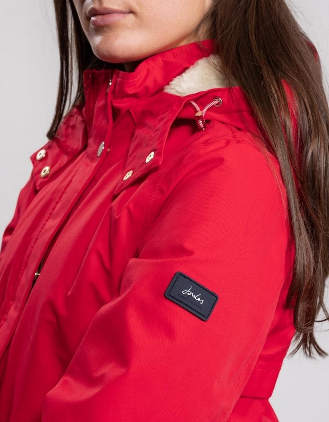 Joules Loxley Cosy Womens Borg Lined Waterproof Coat