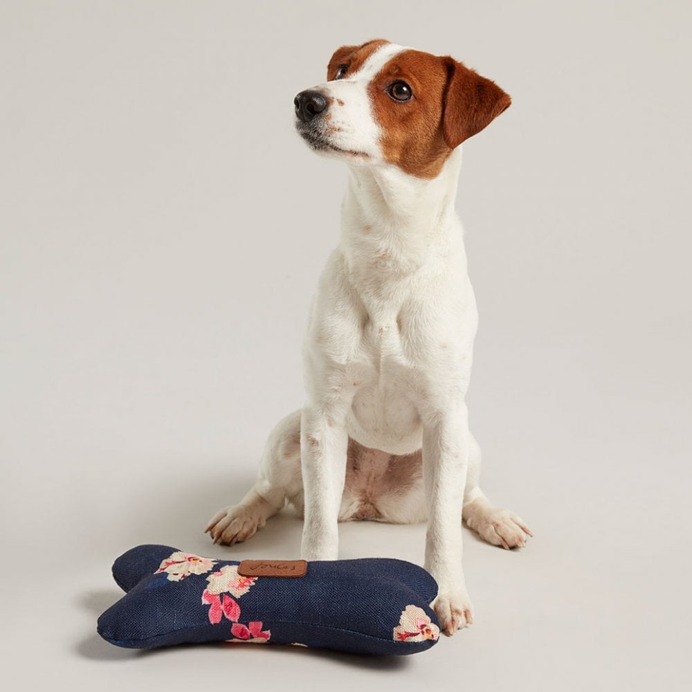 Joules Floral Bone Dog Toy