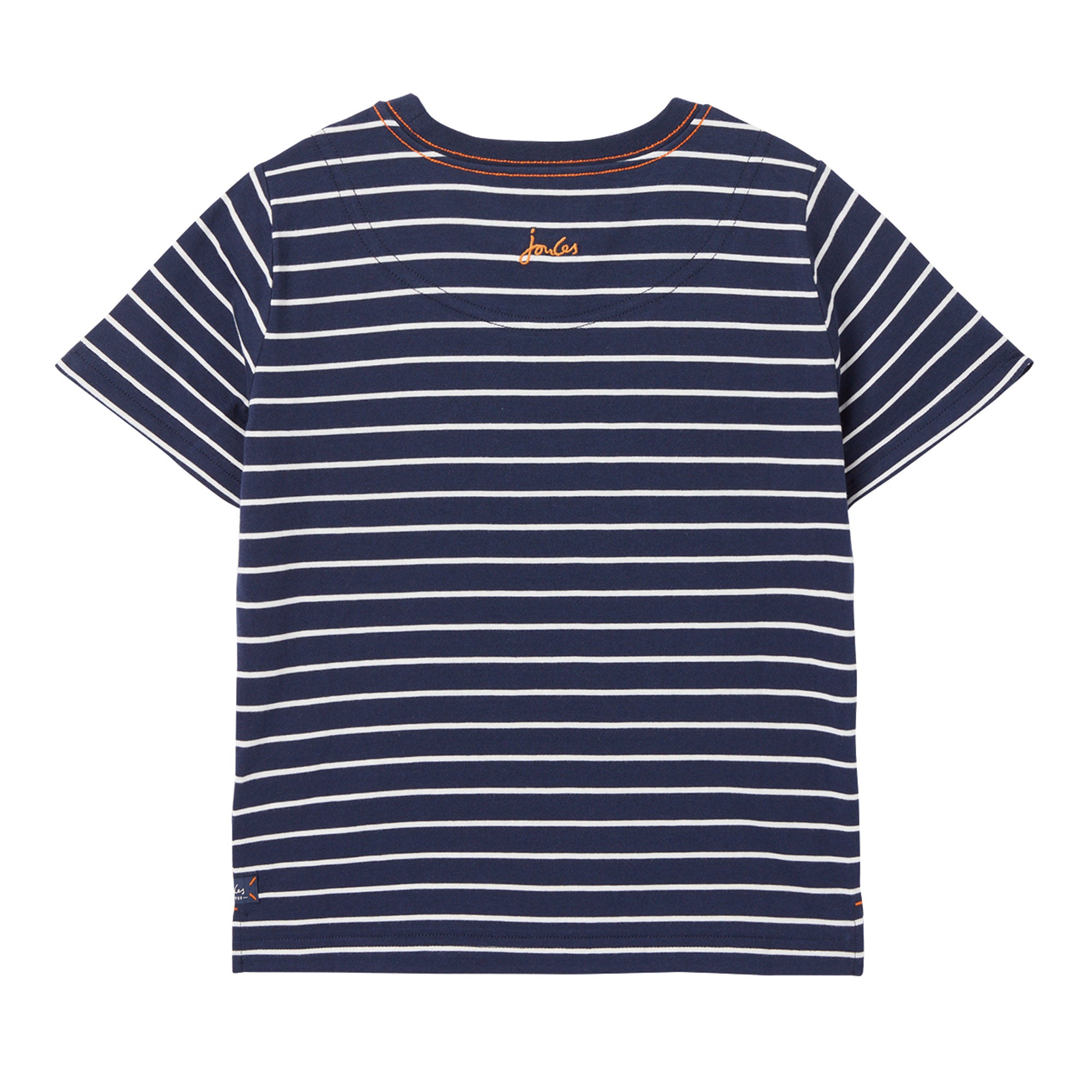 Joules Boys Archie Short Sleeve Applique Artwork T-Shirt