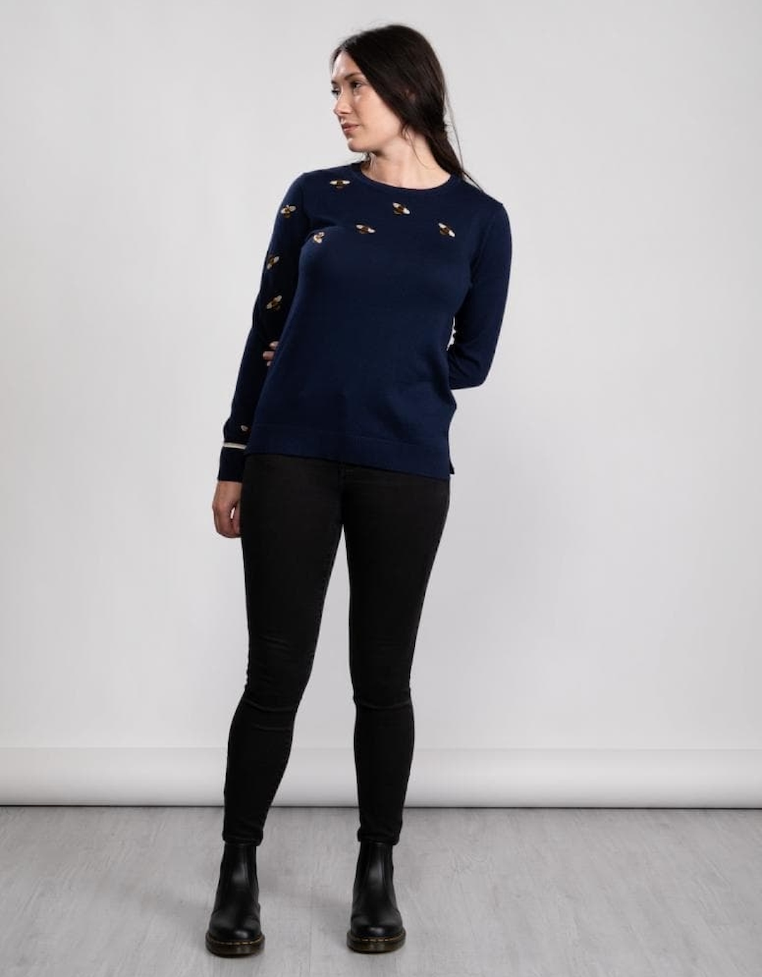 Joules Intarsia Crew Neck Jumper Miranda
