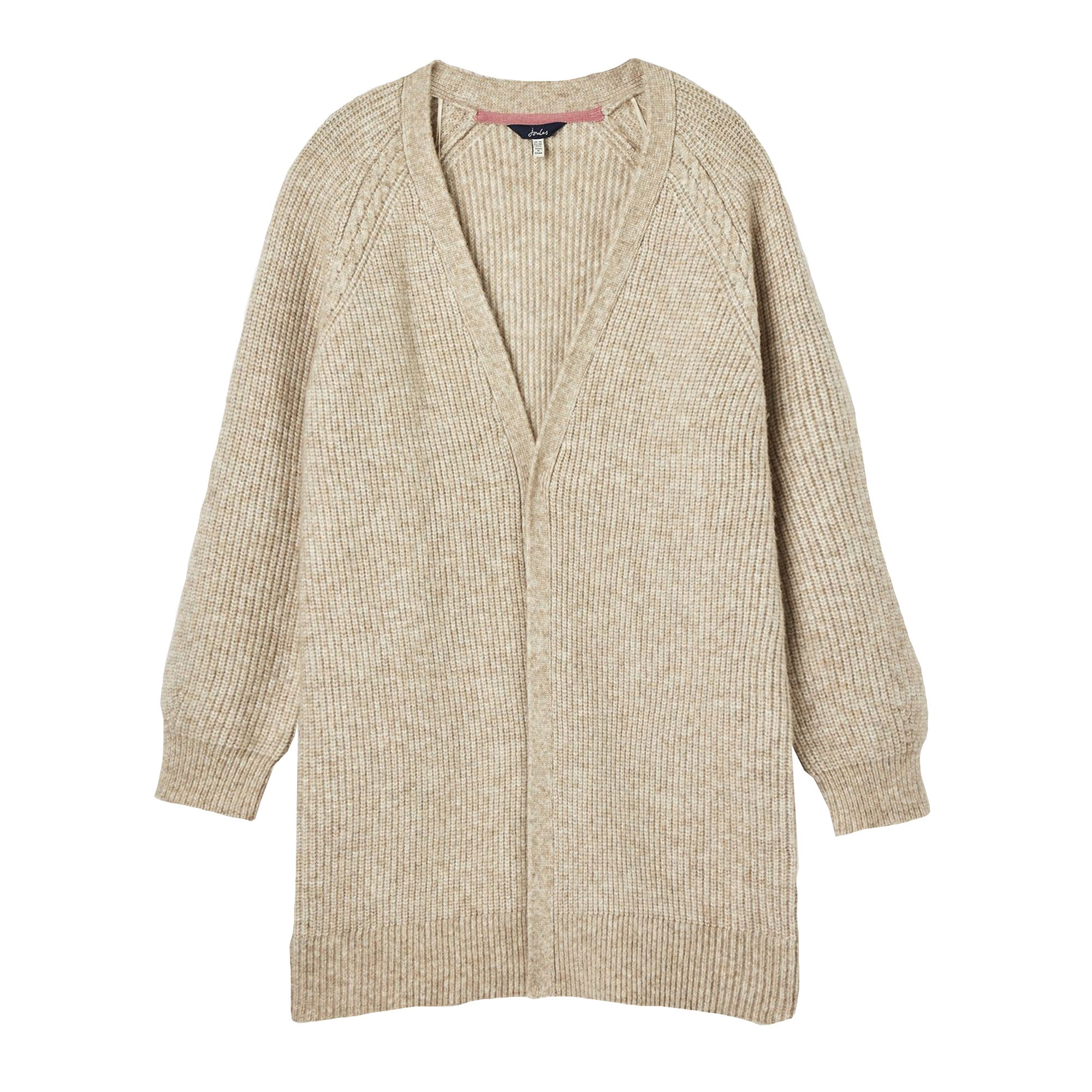 Joules Ladies Florence Longline Cable Raglan Cardigan