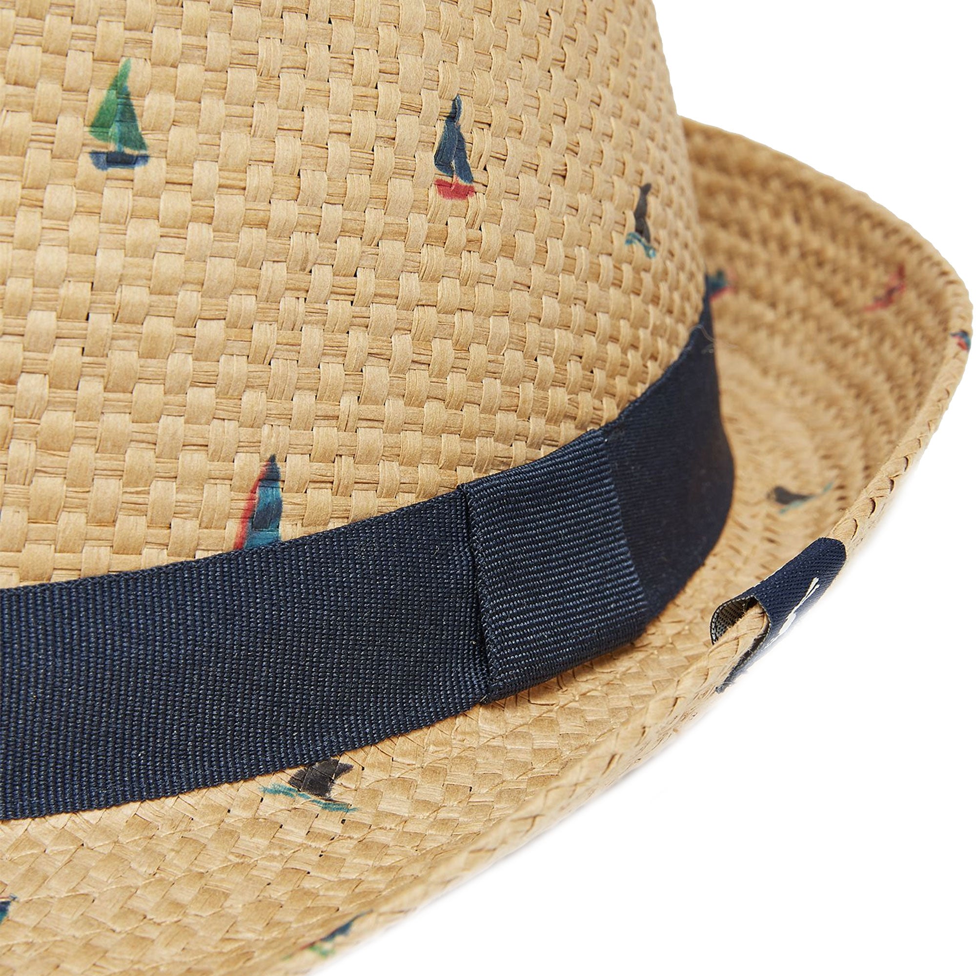 Joules Boys Printed Straw Hat