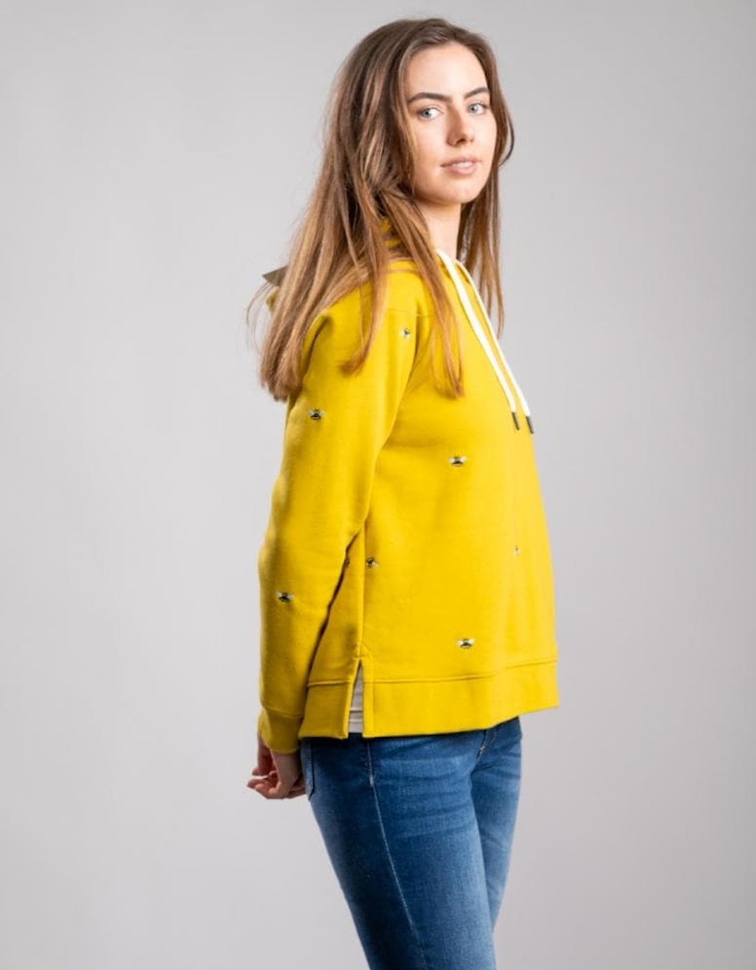 Joules Raglan Hooded Sweat Rowley Emb