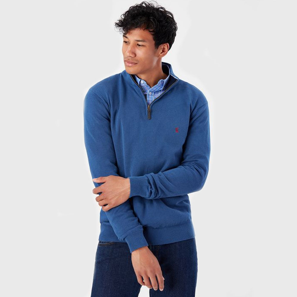 Joules Mens Hillside 1/4 Zip Funnel Neck Jumper
