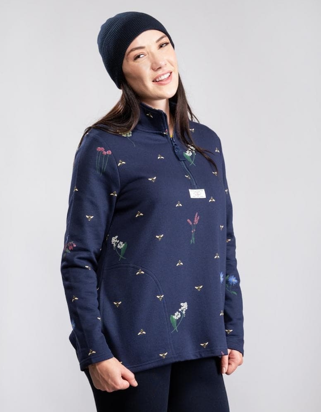 Joules Casual Half Zip Sweatshirt Pip
