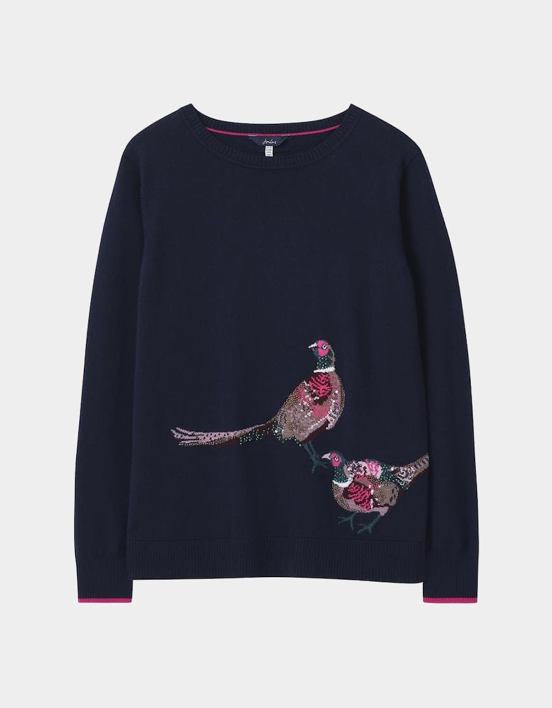 Joules Embellished Intarsia Crew Neck Jumper Miranda Luxe