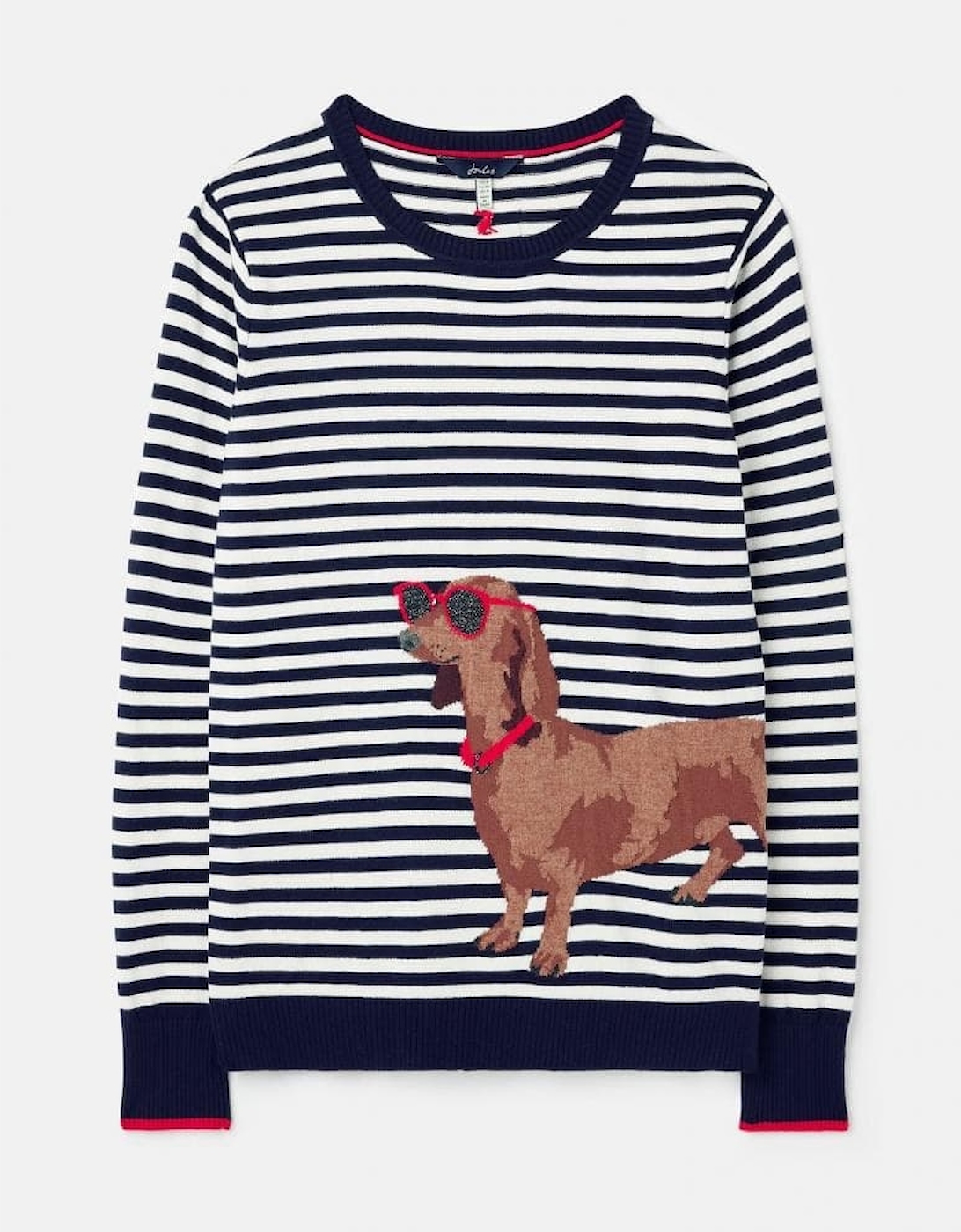 Joules Miranda Knitted Intarsia Crew Neck Jumper