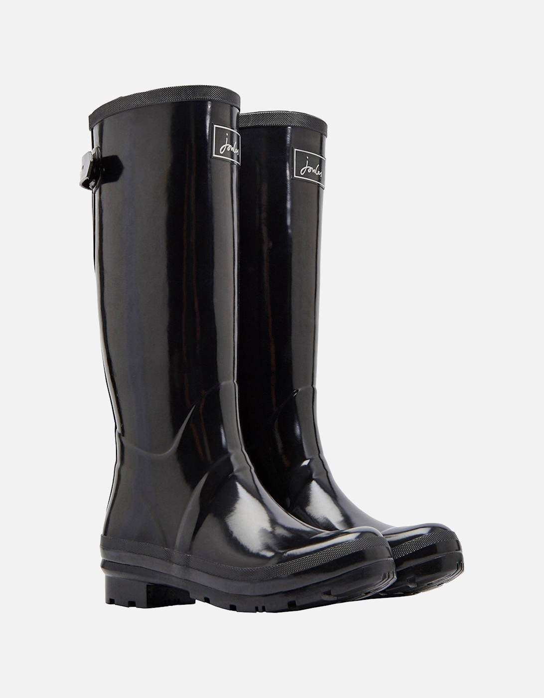 Joules Field Full Length Gloss Welly - Black