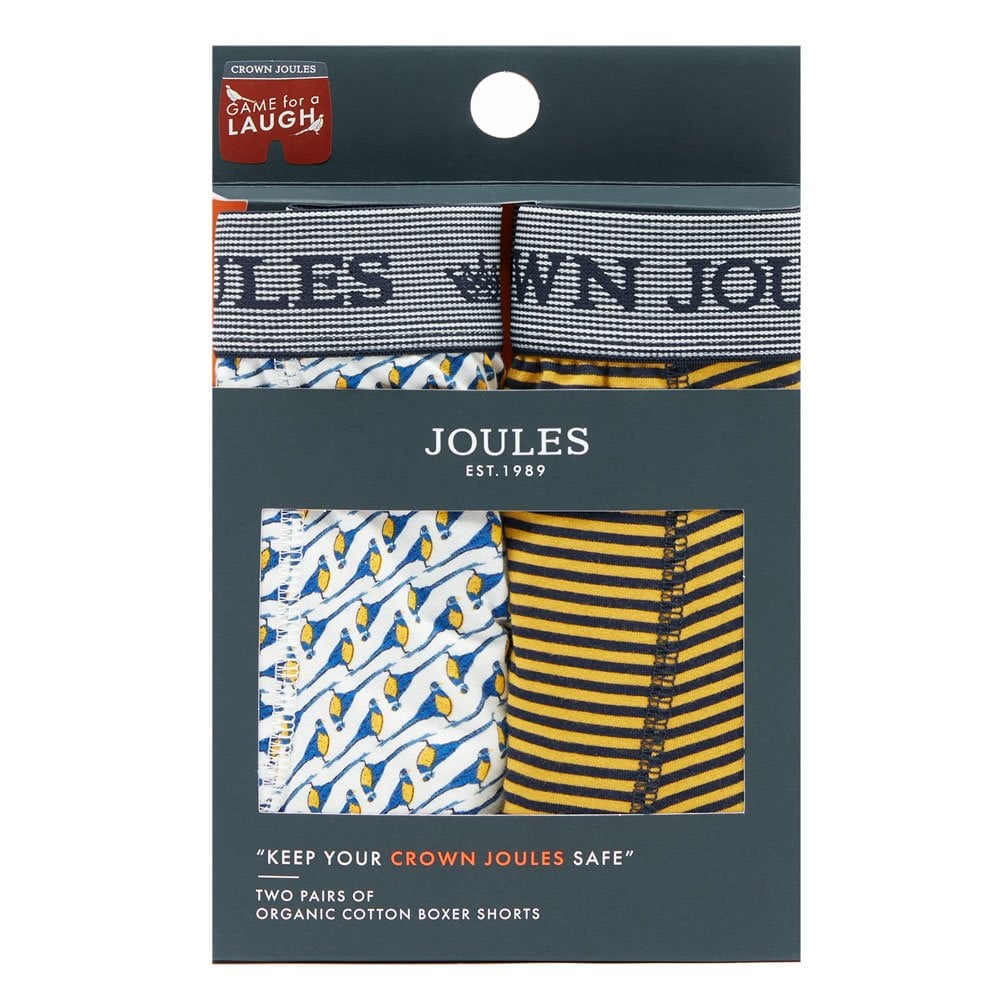 Joules Mens Crown Joules 2 Pack Underwear