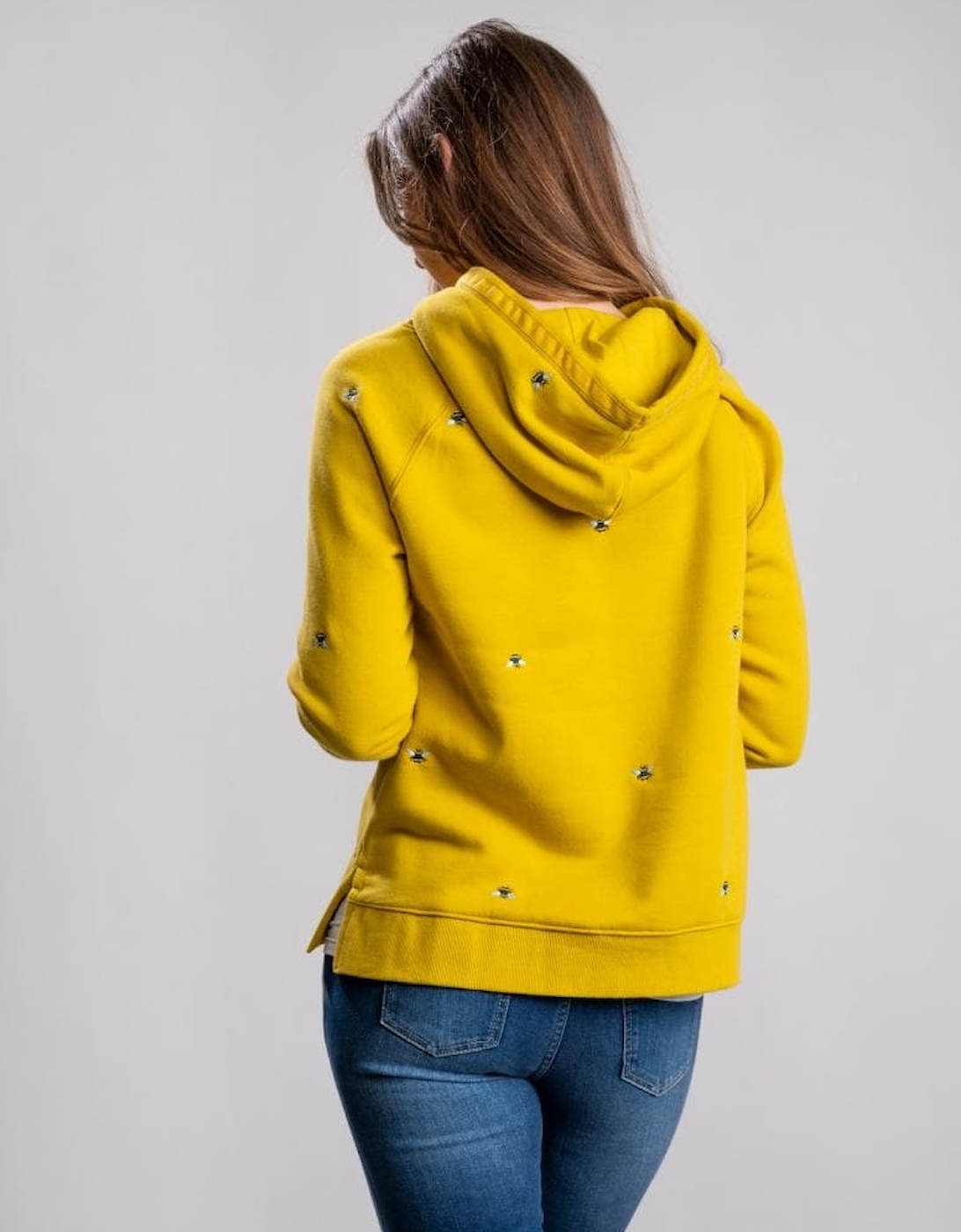 Joules Raglan Hooded Sweat Rowley Emb