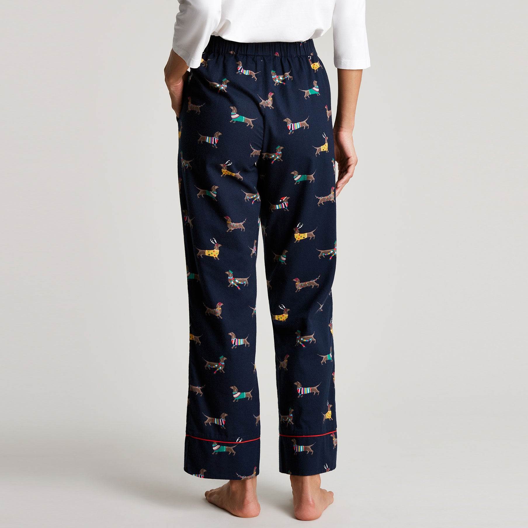 Joules Ladies Luna Brushed Cotton Pj Bottoms