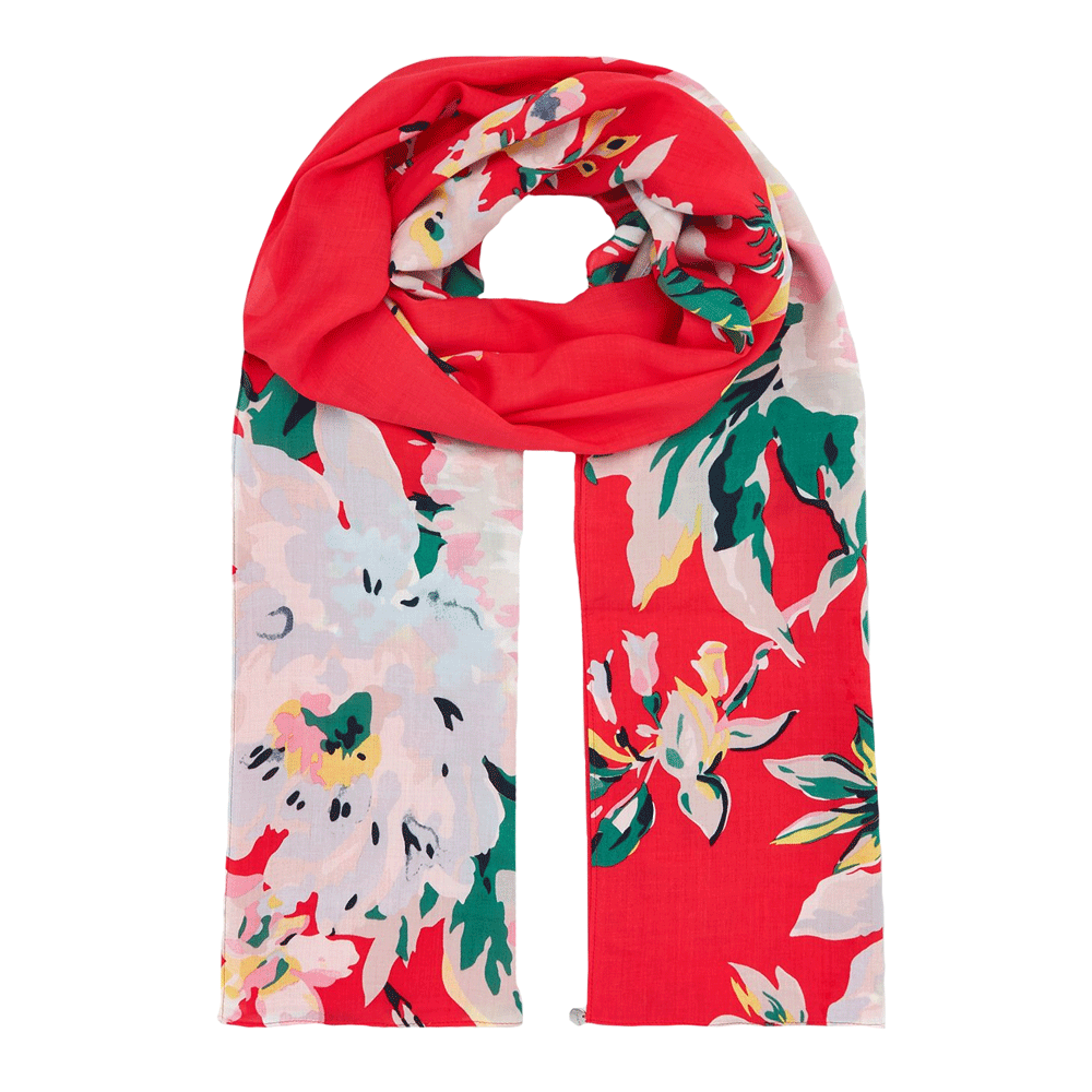 Joules Ladies Eco Conway Lightweight Printed Scarf