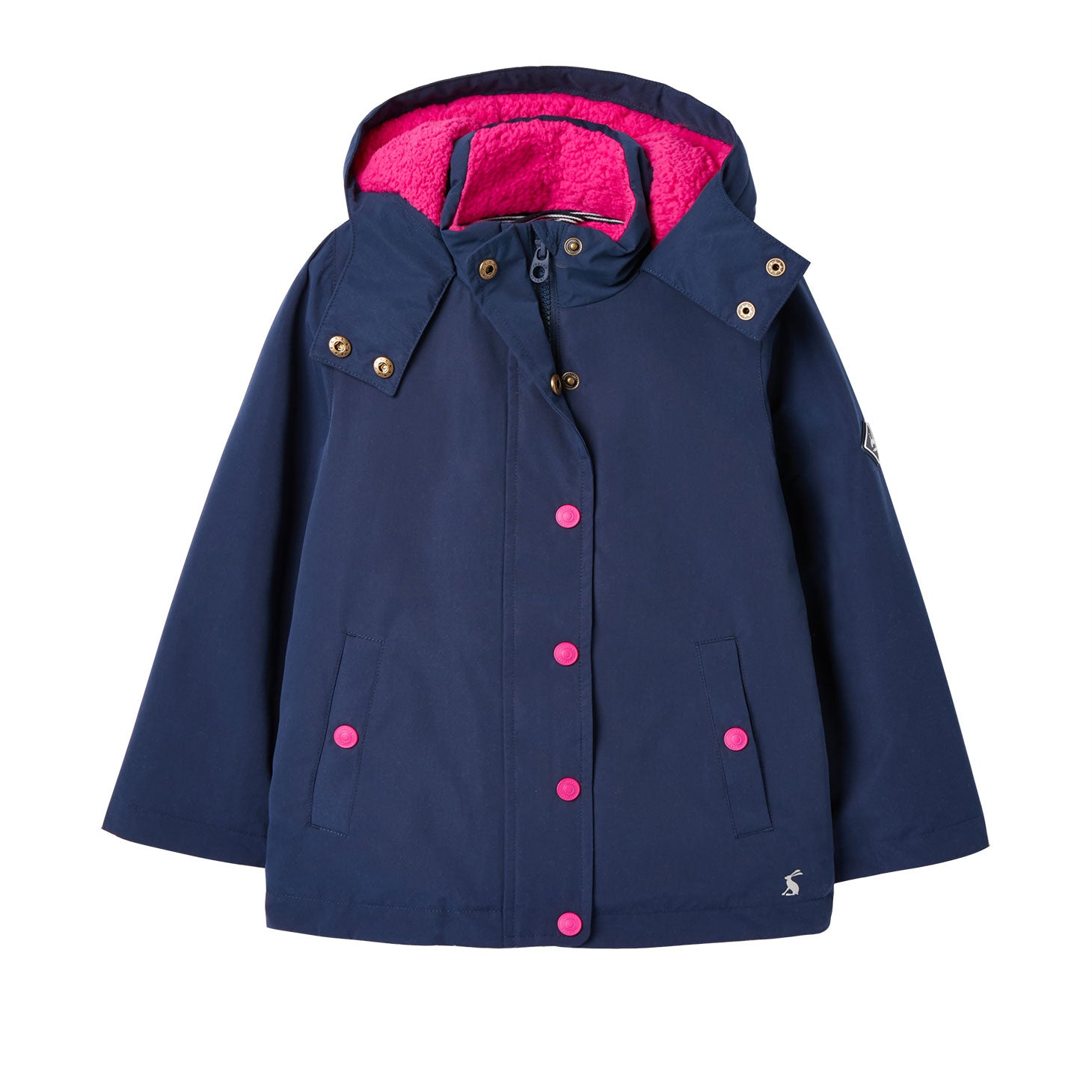 Joules Girls Morgan Rainbow Pony Artwork Jacket