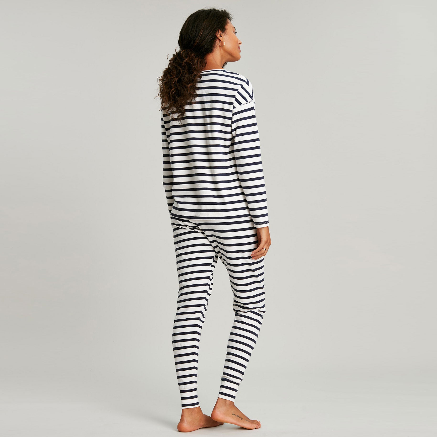 Joules Ladies Dreamley Long Sleeve Jersey Pyjama Set