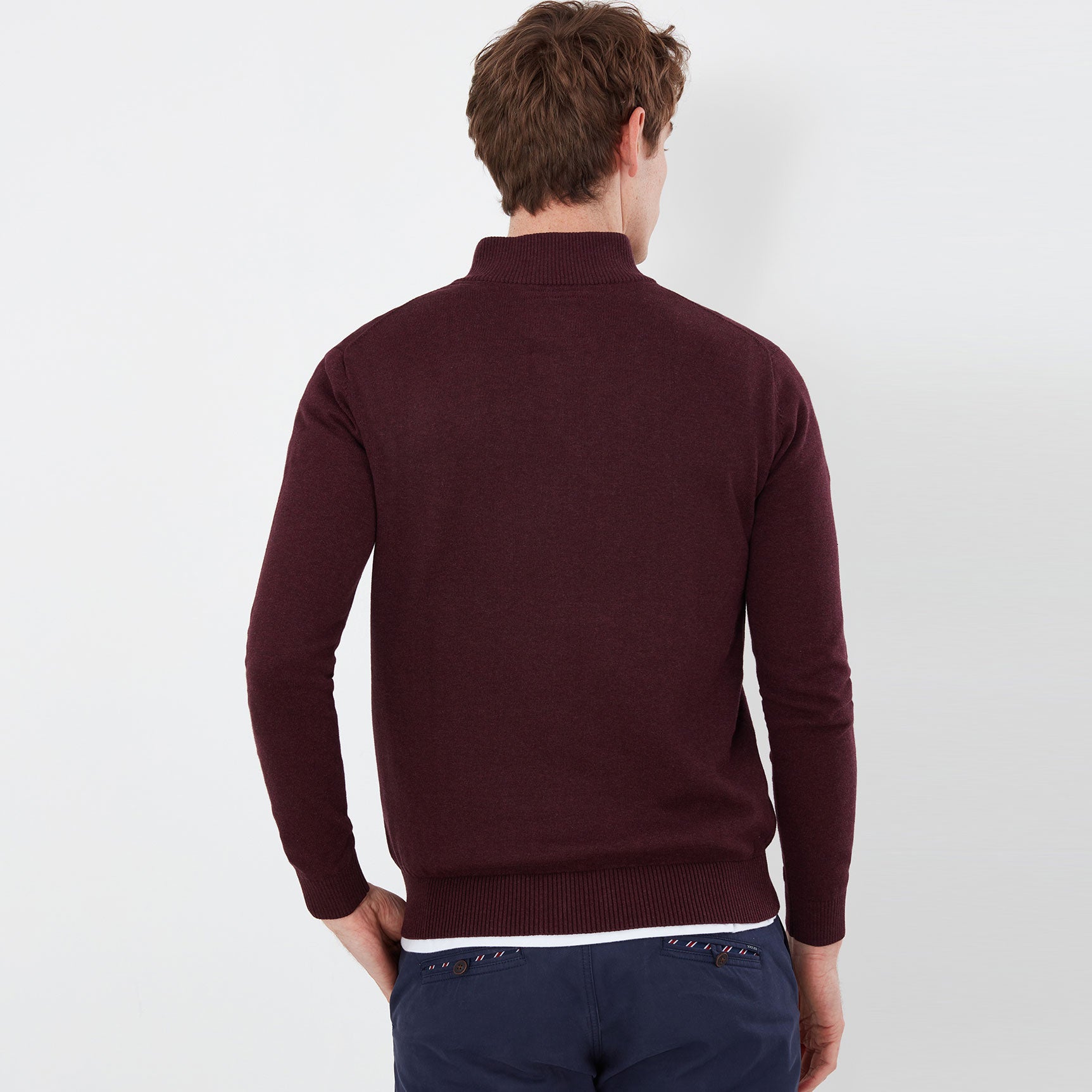 Joules Mens Hillside 1/4 Zip Funnel Neck Jumper