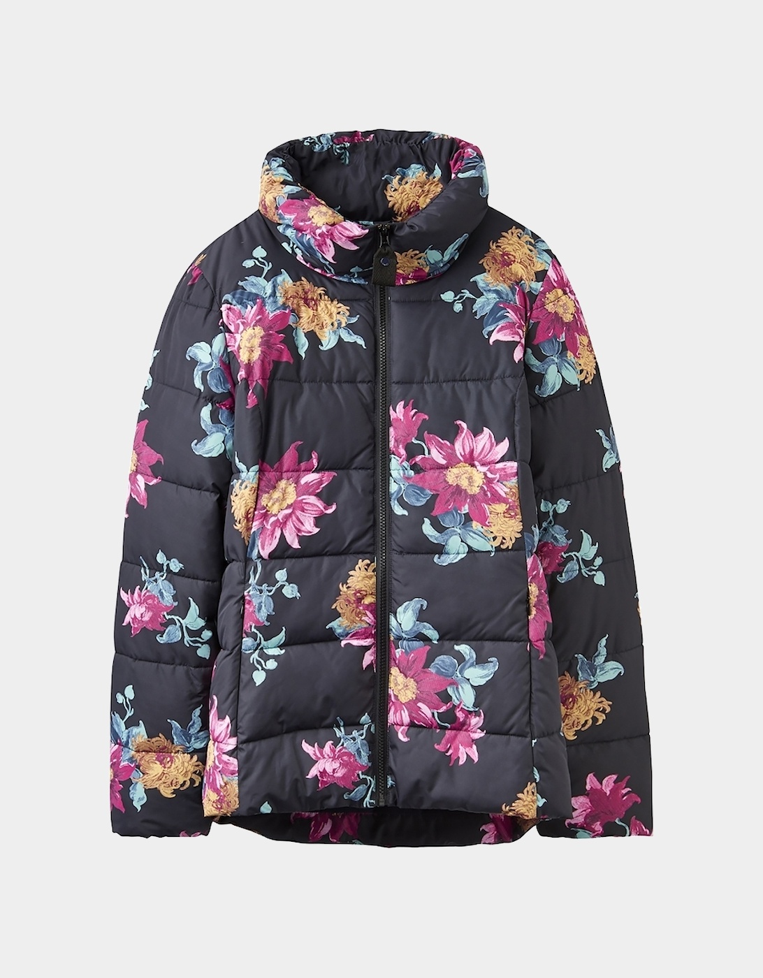 Joules Florian Printed Padded Womens Coat