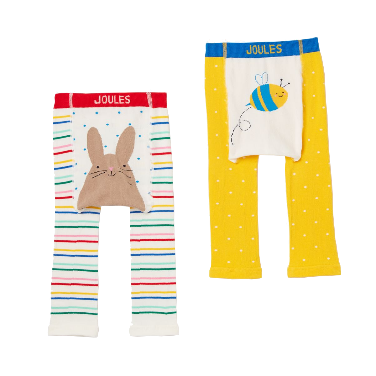 Joules Baby Lively 2 Pack Character Leggings
