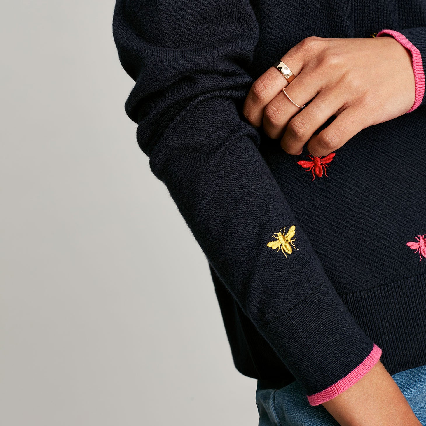 Joules Ladies Mariella Bee Intarsia Jumper