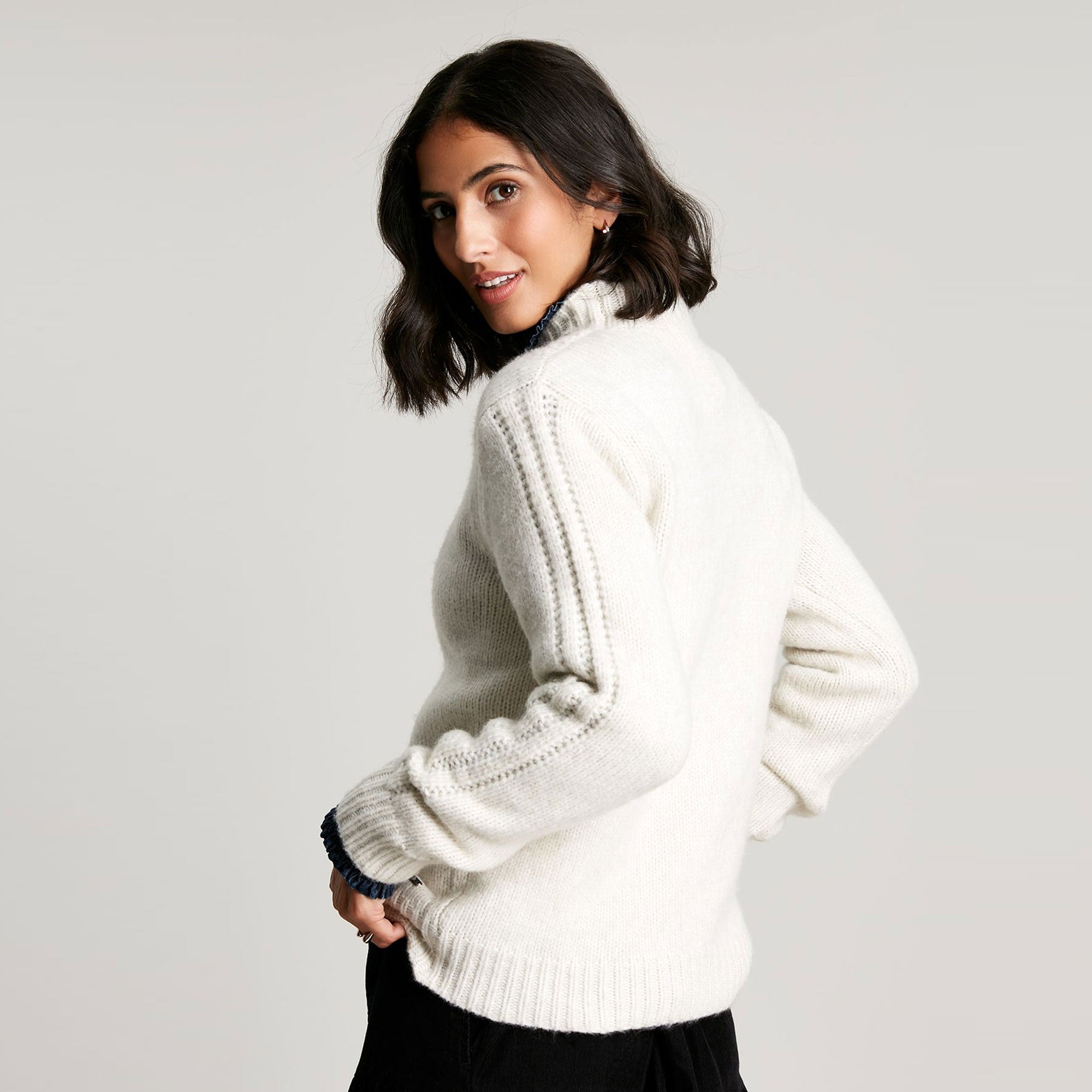 Joules Ladies Isabella Chunky Pointelle Jumper