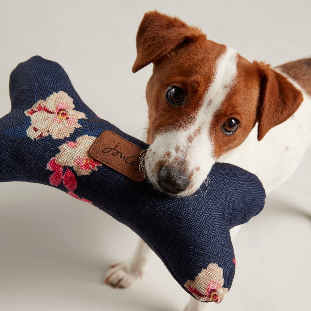 Joules Floral Bone Dog Toy