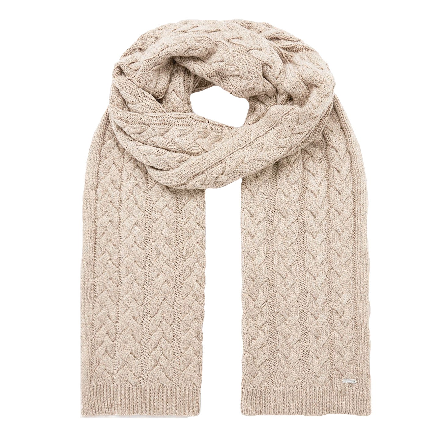 Joules Ladies Elena Cable Knit Scarf