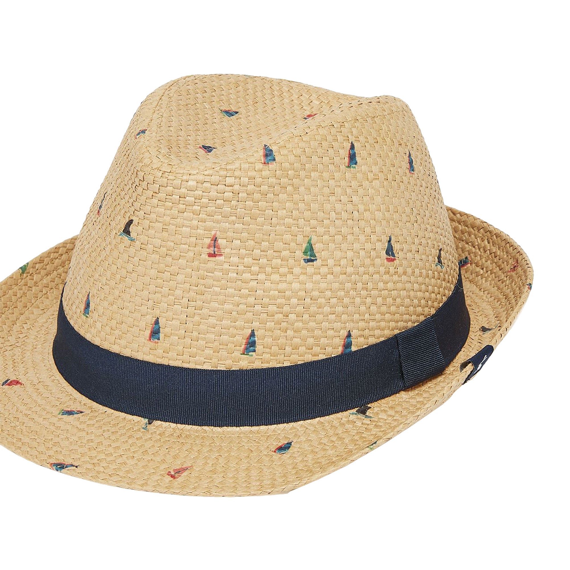 Joules Boys Printed Straw Hat
