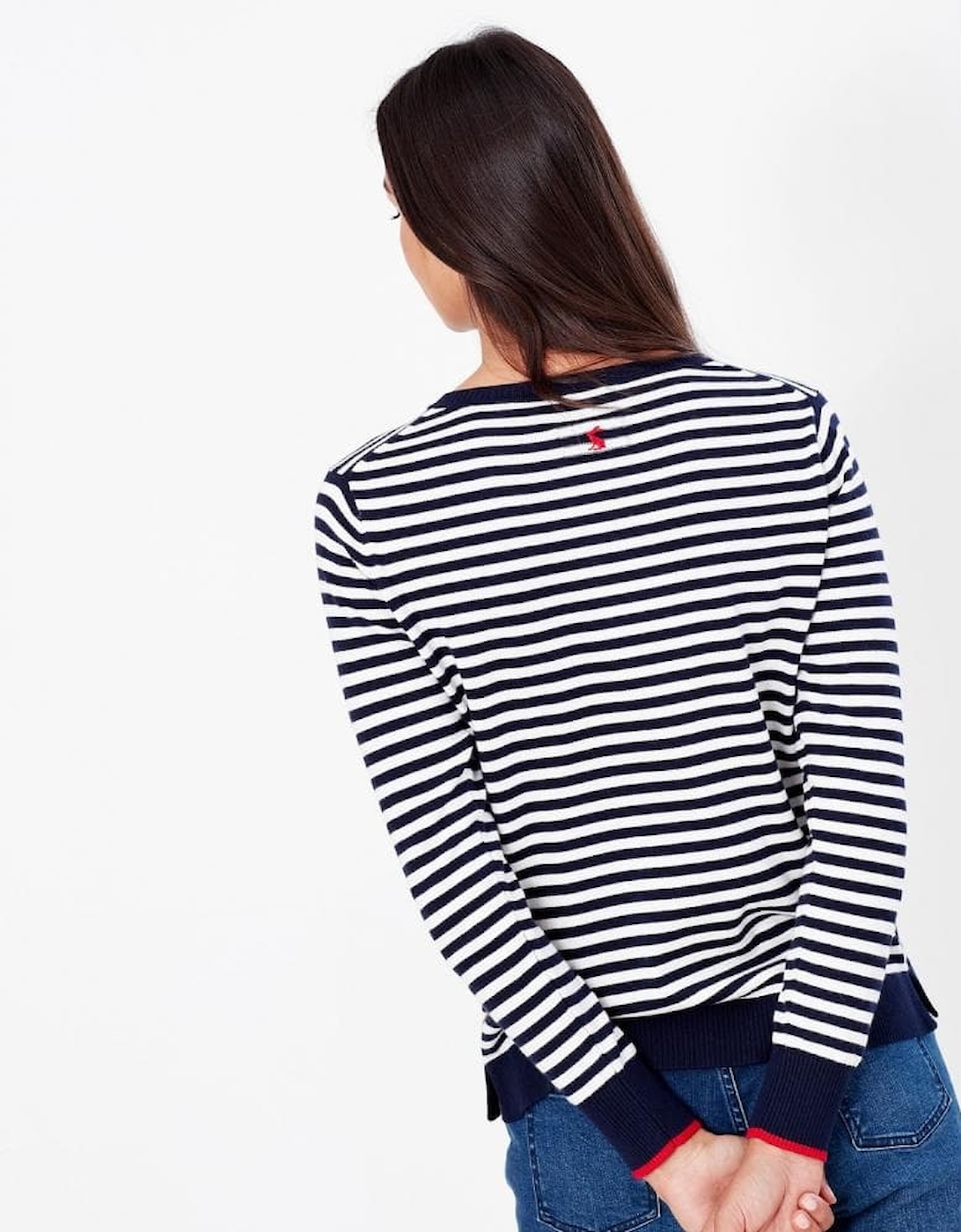 Joules Miranda Knitted Intarsia Crew Neck Jumper