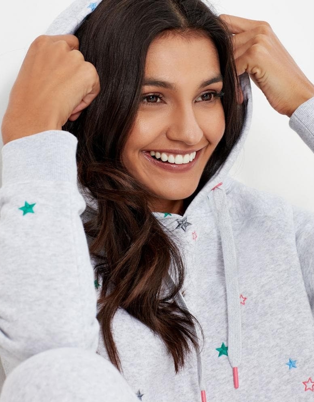 Joules Rowley Embroidered Womens Hooded Sweatshirt