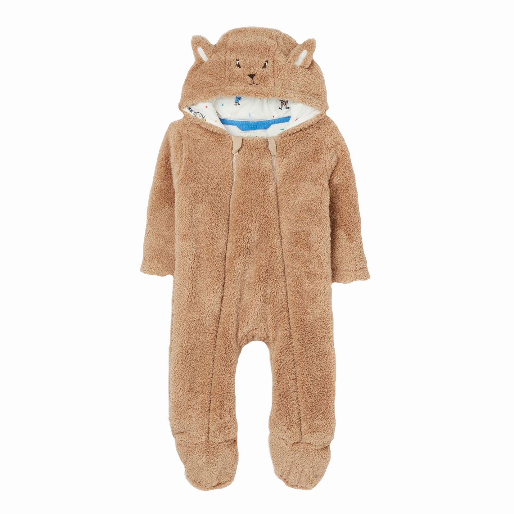 Joules Baby Peter Rabbit Cottontail Fleece Pramsuit