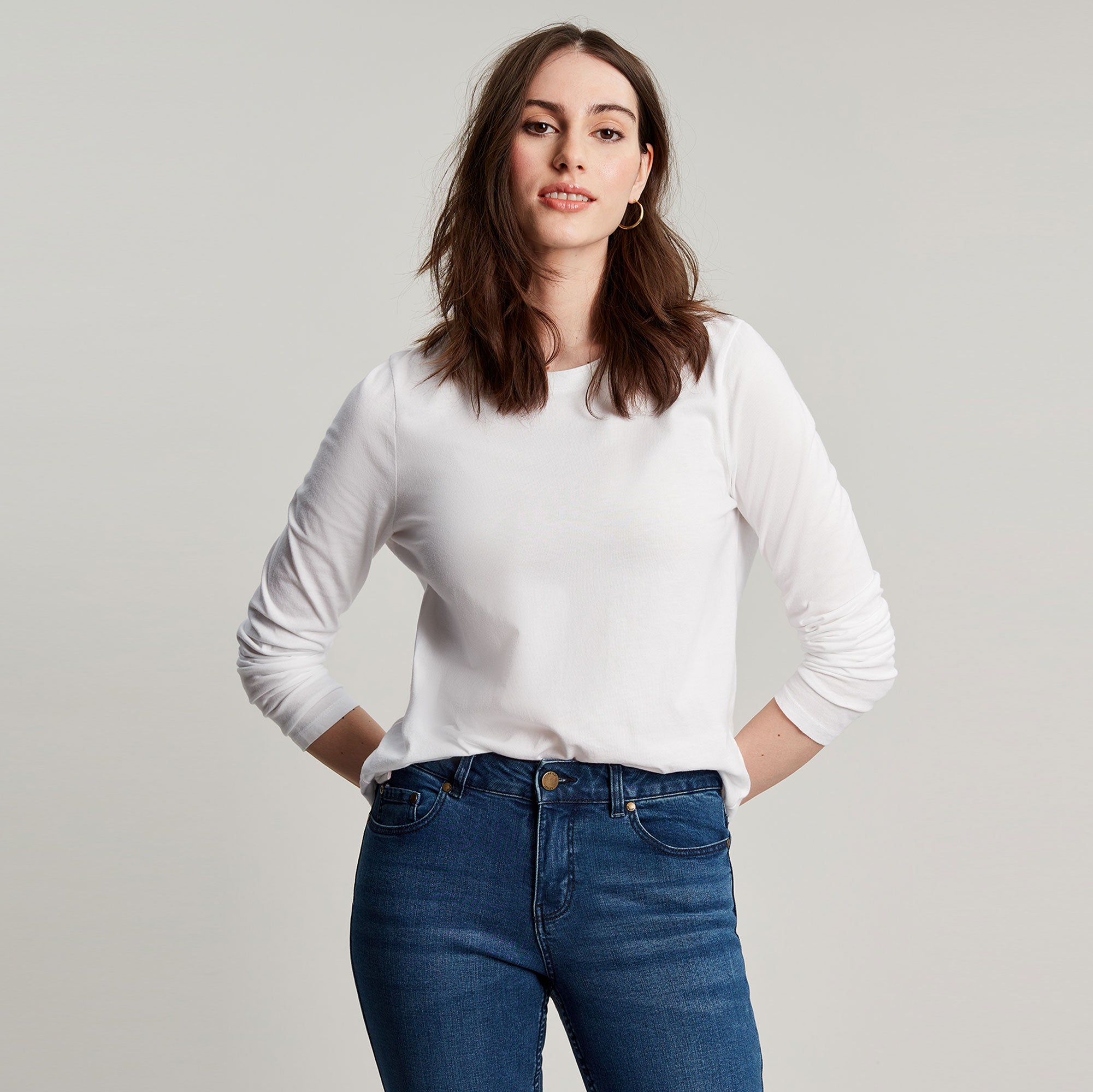 Joules Ladies Holly Crew Long Sleeve