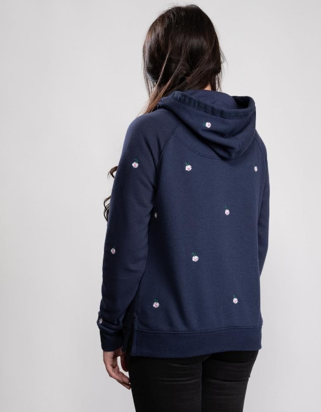 Joules Raglan Hooded Sweat Rowley Emb