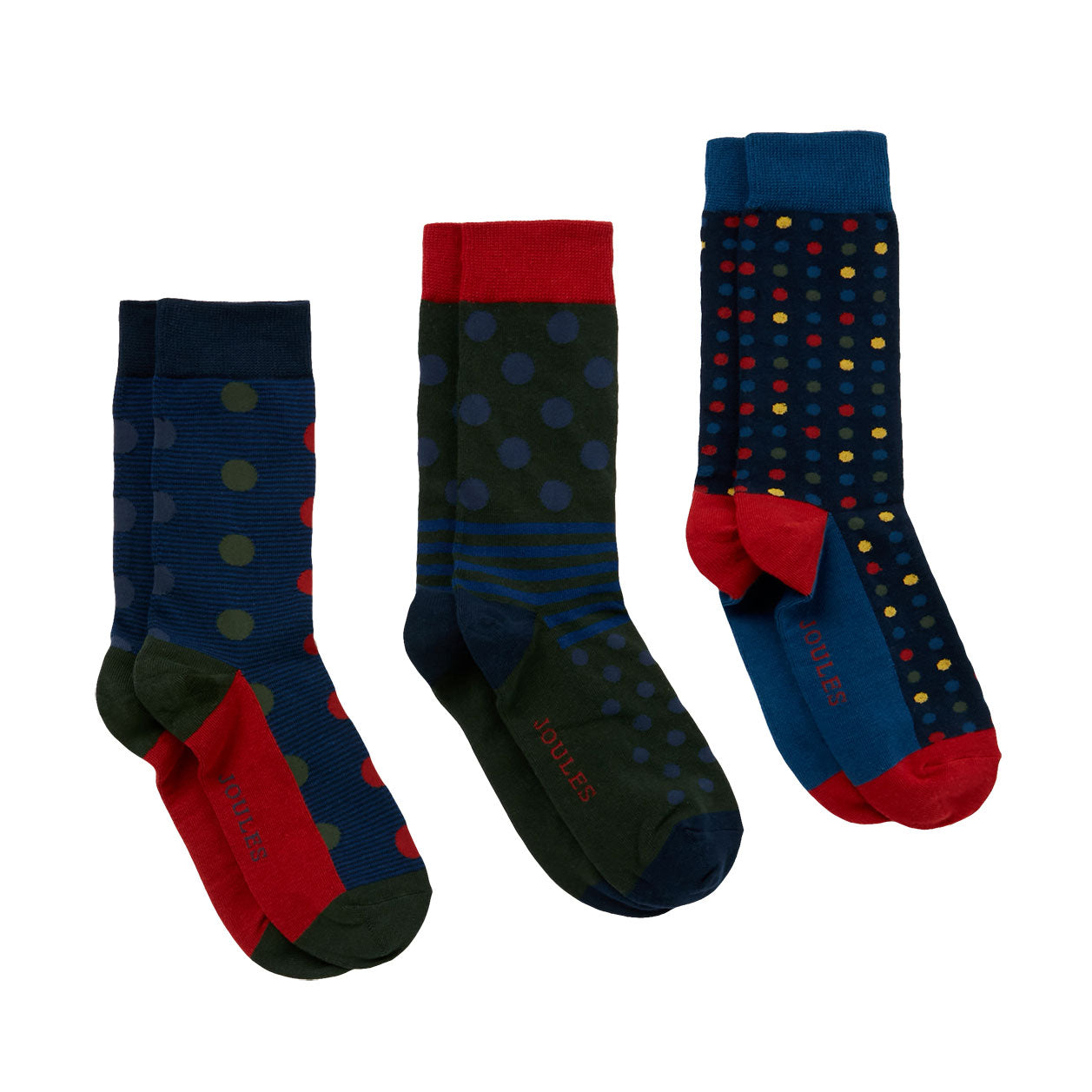Joules Mens Striking Socks 3Pk