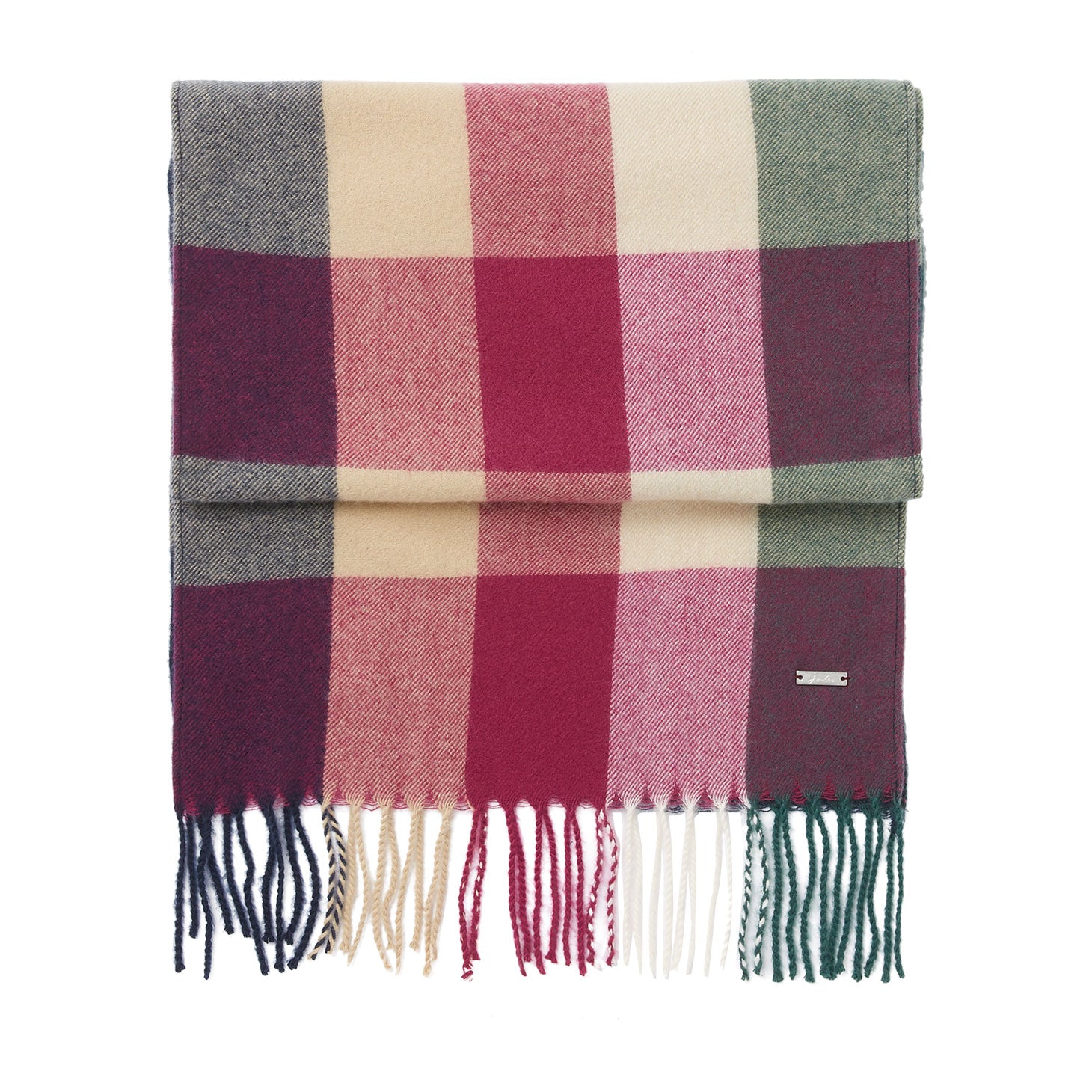 Joules Ladies Bracken Check Warm Handle Scarf