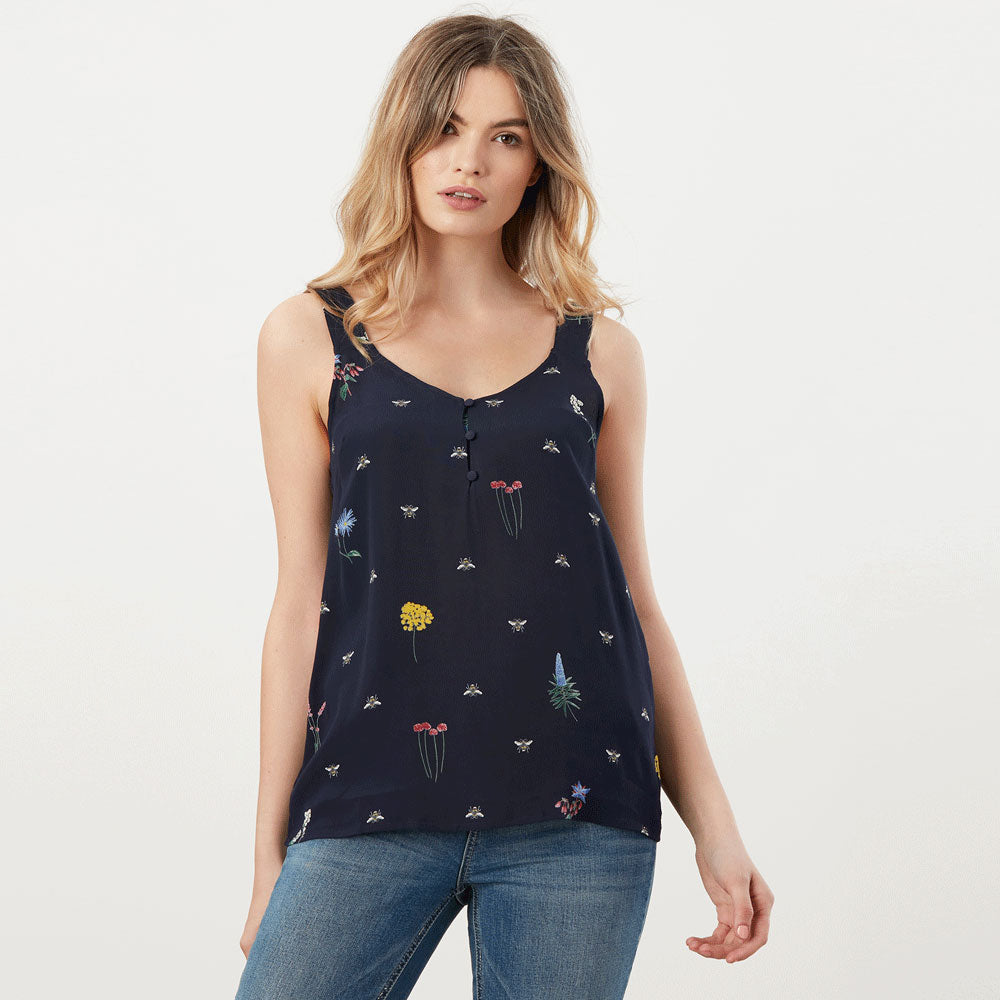 Joules Ladies Kyra Print V Neck Cami