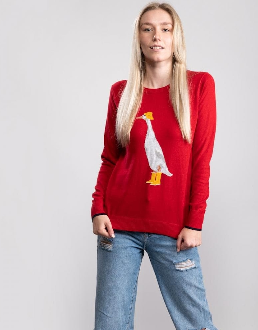 Joules Intarsia Crew Neck Jumper Miranda