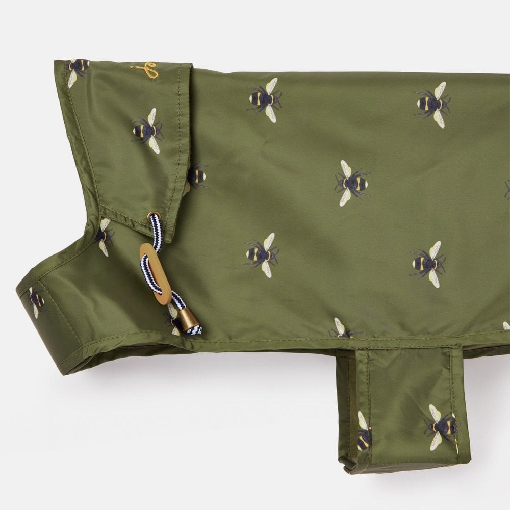 Joules Water Resistant Bumble Bee Print Dog Coat