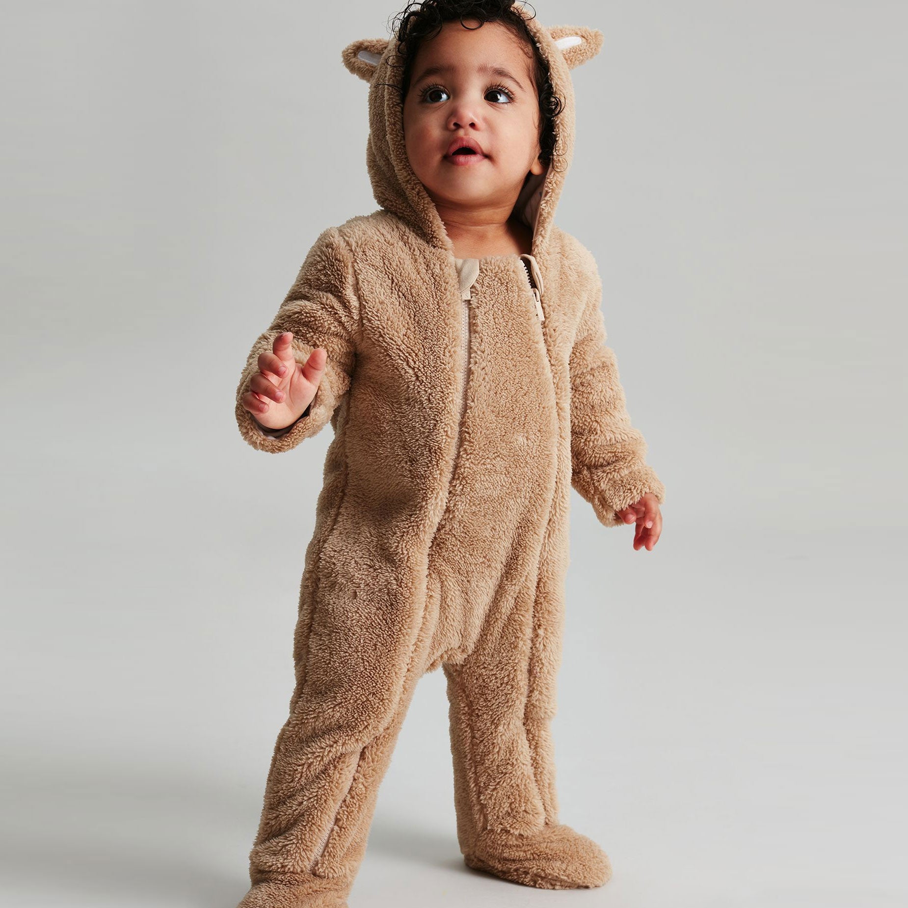 Joules Baby Peter Rabbit Cottontail Fleece Pramsuit