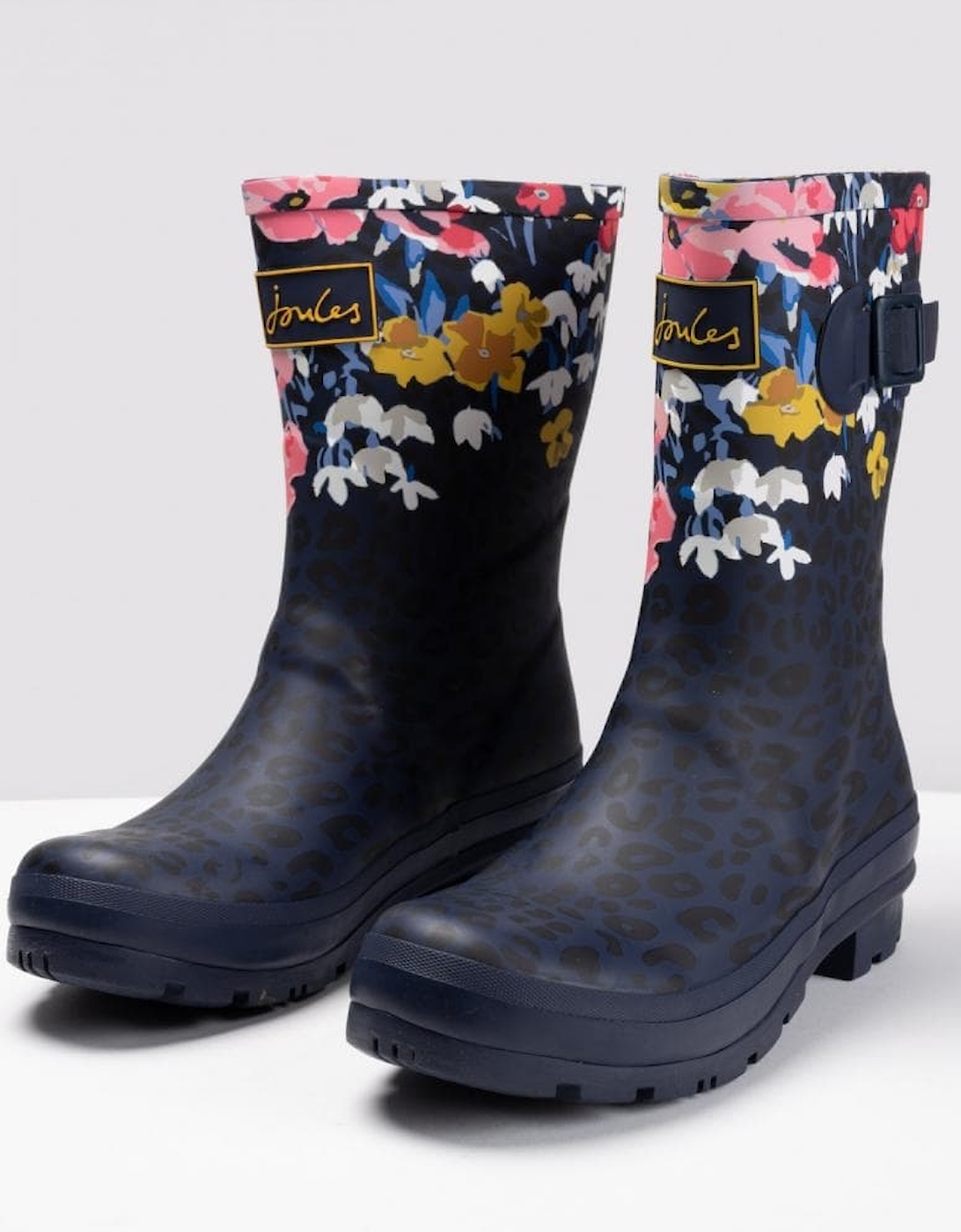 Joules Mid Height Printed Welly Molly Welly