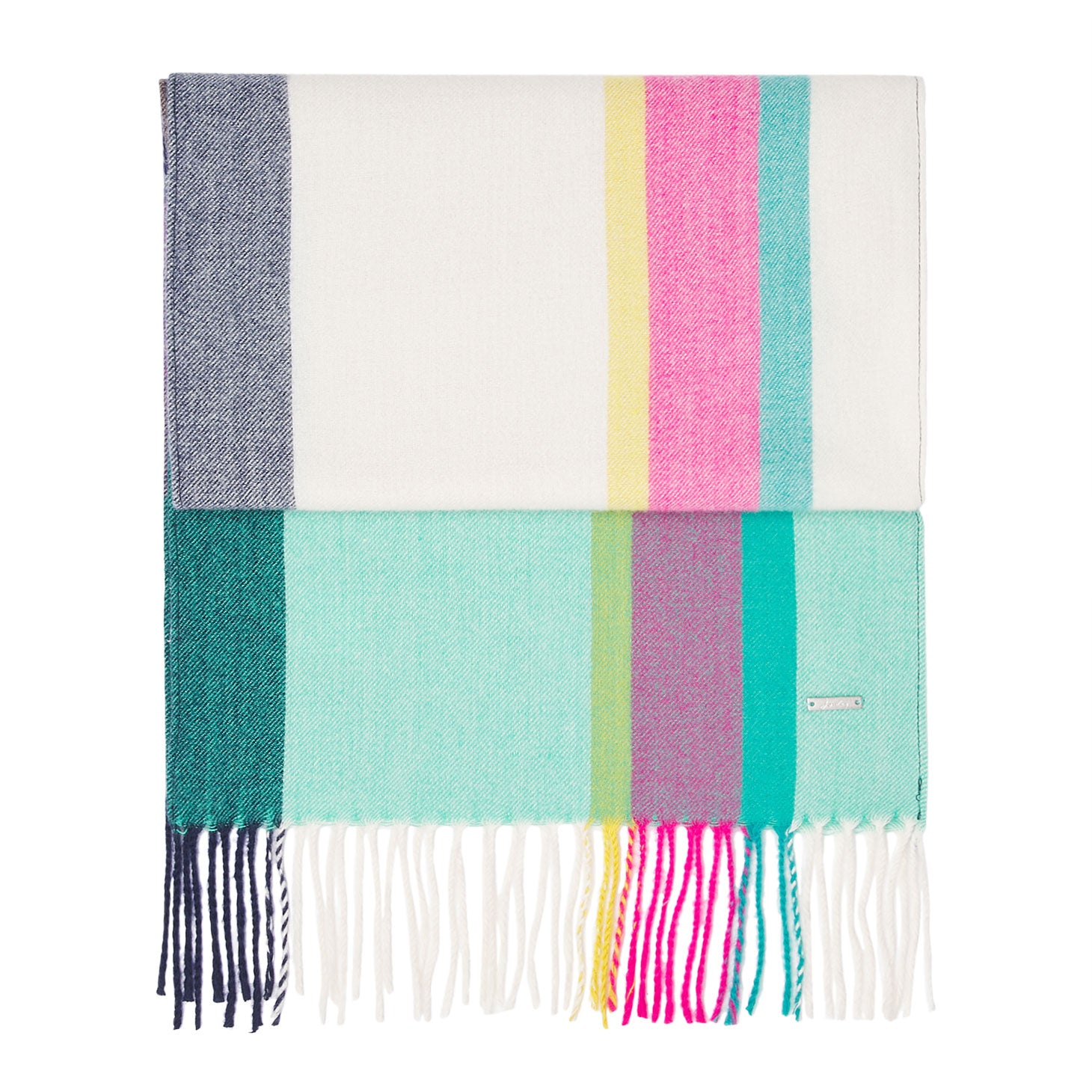 Joules Ladies Bracken Check Warm Handle Scarf