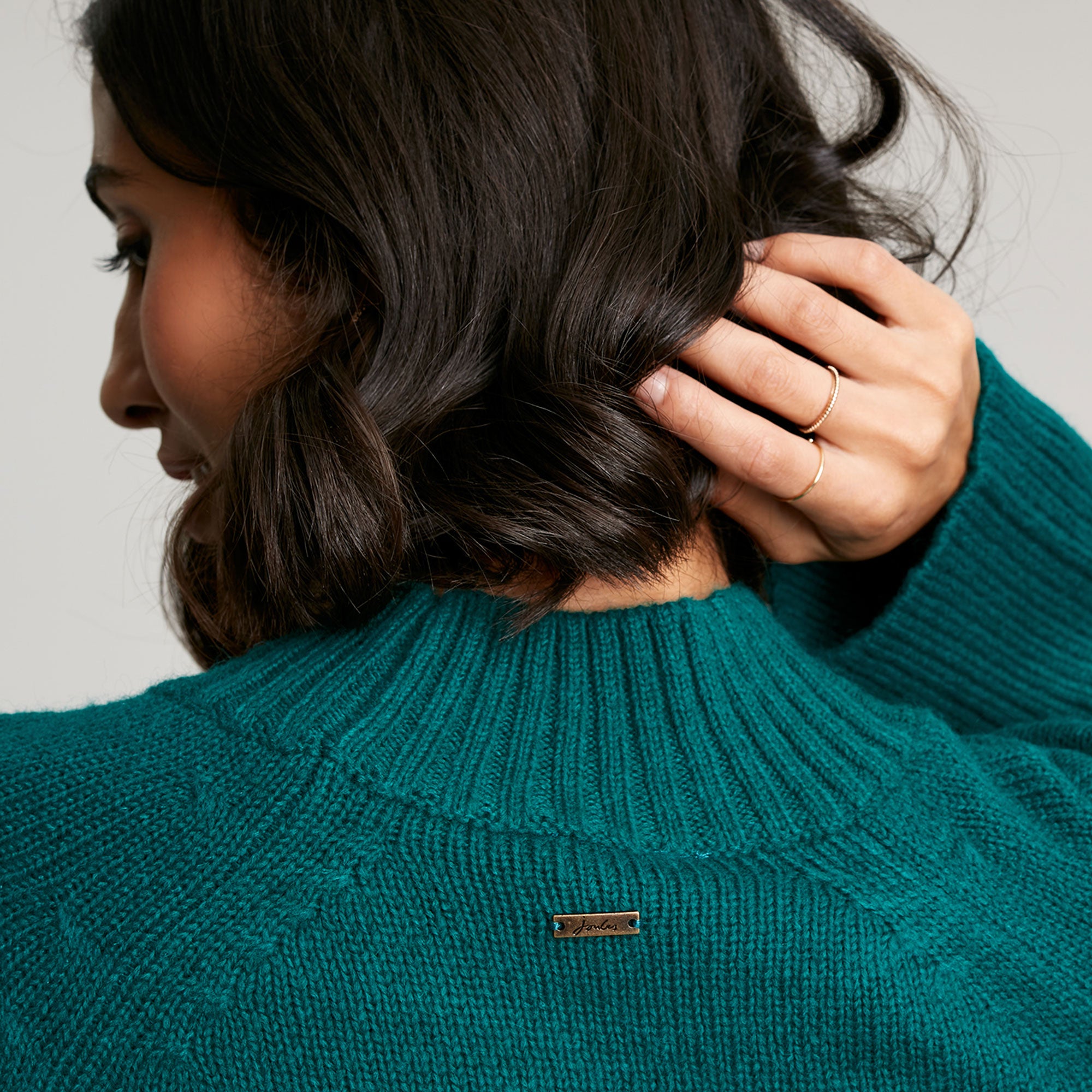 Joules Ladies Rosalie Mock Turtle Neck Jumper