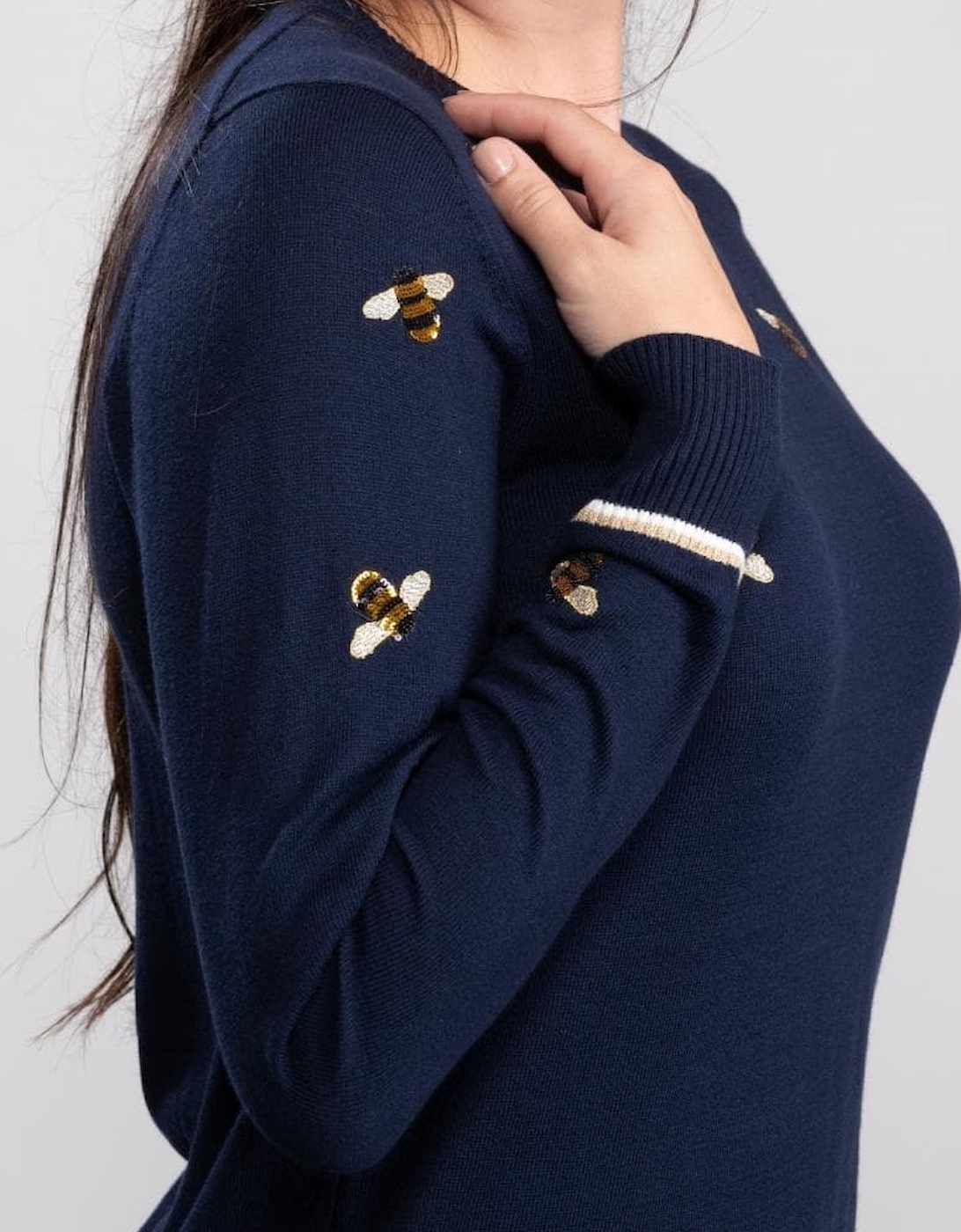 Joules Intarsia Crew Neck Jumper Miranda