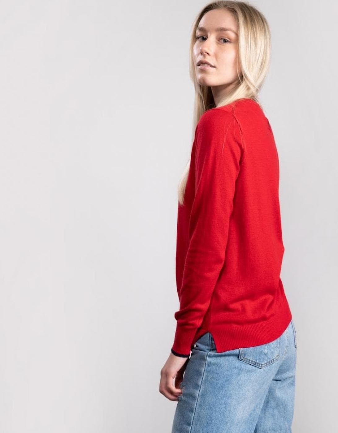 Joules Intarsia Crew Neck Jumper Miranda